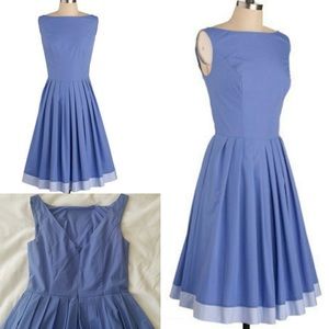ModCloth Periwinkle Prance Dress (NWOT)